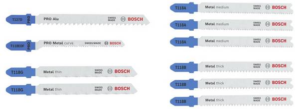 Bosch Accessories 2607012070 Decoupeerzaagblad set Metal Advanced, 10-delig 1 stuk(s)