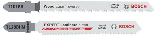 Bosch Accessories 2608665463 T101BR en EXPERT Laminate clean T128BHM set decoupeerzaagbladen, 26-delig. 1 stuk(s)