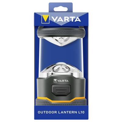 Varta 16550101111 Outdoor-Sportlaterne L10 4AA ohne Batterien Campinglantaarn LED 170 lm werkt op batterijen 262 g Zwart-2