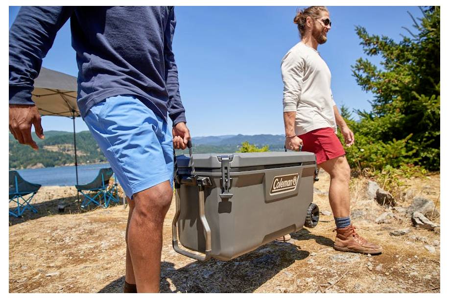 Coleman Convoy 100QT Wheeled Koelbox Grijs-7