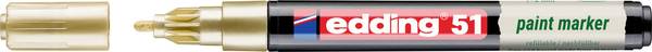 Edding 51 EcoLine 4-51-053 Lakmarker Goud 1 mm, 2 mm