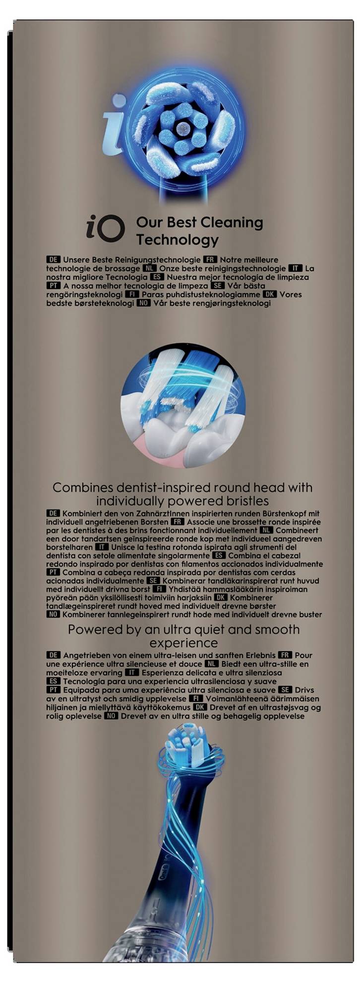 Braun Bra Oral-B iO Series 10 UltimateLunar Gold 17398125 Elektrische tandenborstel Zwart-13
