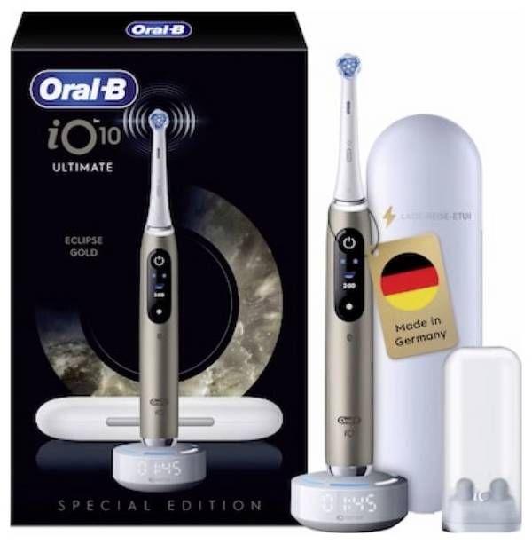 Braun  Bra Oral-B iO Series 10 Eclipse Gold Elektrische tandenborstel