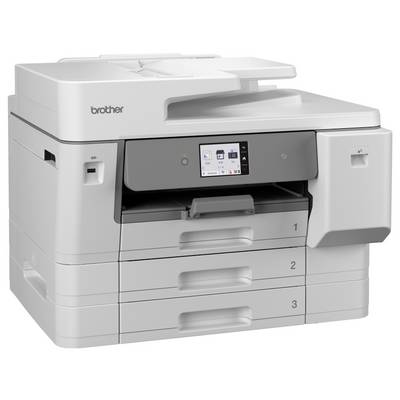 Brother multifunctionele printer met touchscreen bedieningspaneel en drie papierlades
