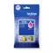 Broer LC528M magenta inktcartridge verpakking voor Broer printers, getoond in blauwe retailverpakking met een druppelpictogram en compatibiliteitslijst met modellen.