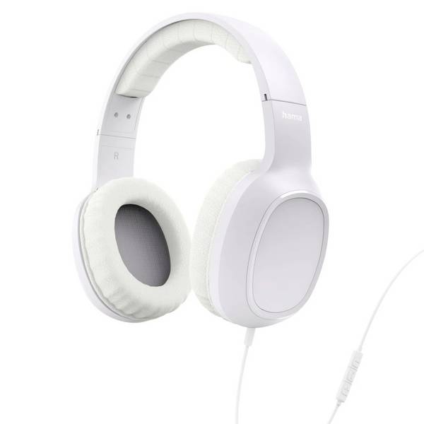 Hama Fun C On Ear koptelefoon  Kabel Stereo Wit  Headset Telefoon