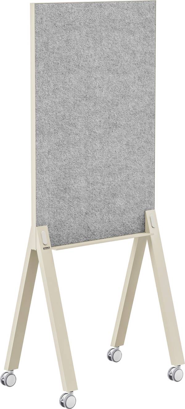 SpeaKa Professional Whiteboard, Vilten prikbord, Aflegschaal SP-SMW-003 (b x h) 907 mm x 1074 mm Hout (licht)  Incl. opbergbakje, Incl. magneten