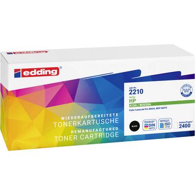 Edding Toner vervangt HP 415A (W2030A) Compatibel Zwart 2400 bladzijden EDD-2210 18-2210-0