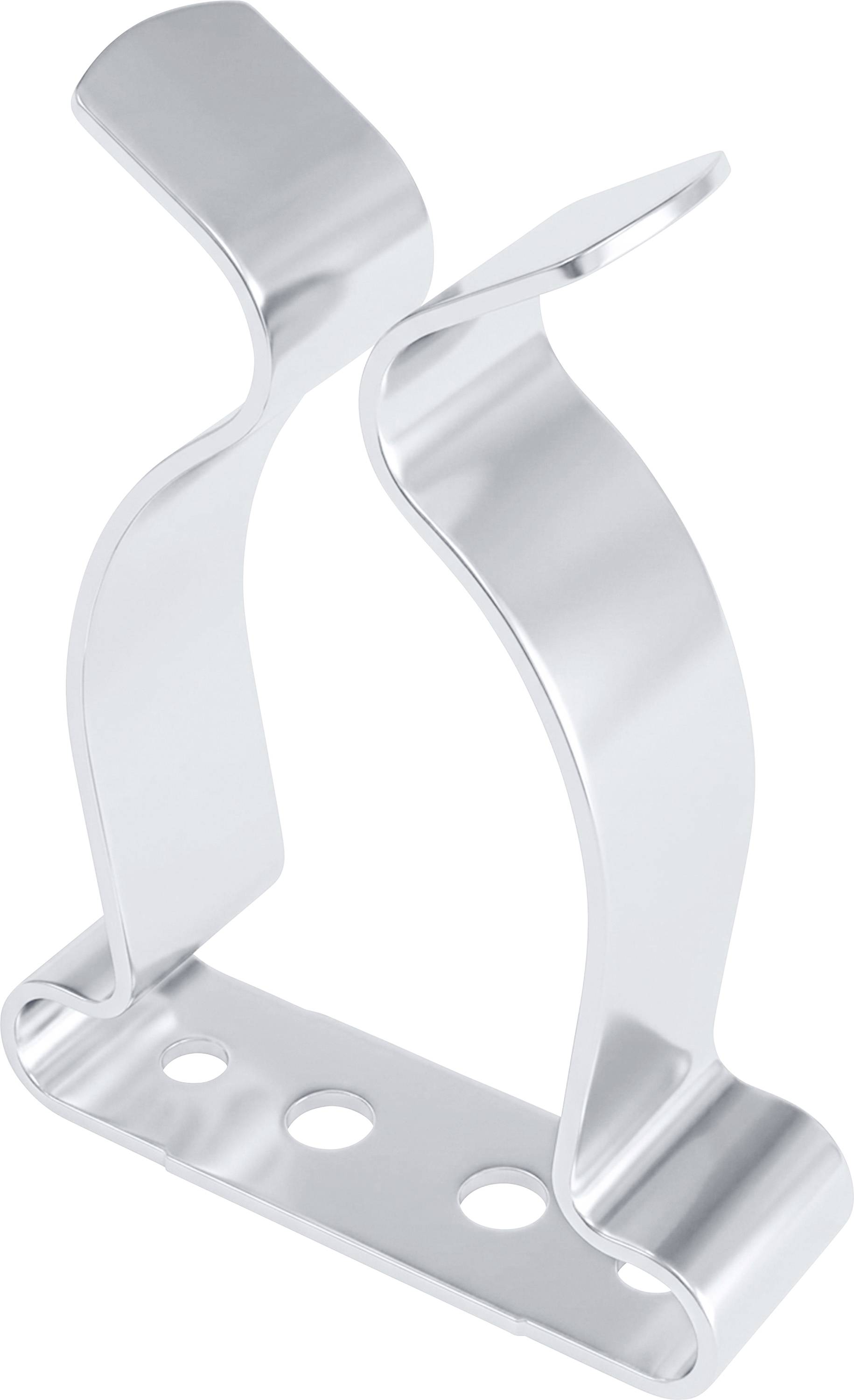 TRU COMPONENTS EMC-kabelklem Klem-Ø (max.) 37 mm Plaatdikte (max.) 1 mm Verenstaal (verzinkt) Zilver 1 stuk(s)