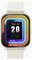 Een smartwatch met een vierkant scherm toont THU 08, 20:09 en activiteitenstatistieken 262, 10.24 en 22500 op een kleurrijke ring-stijl display.