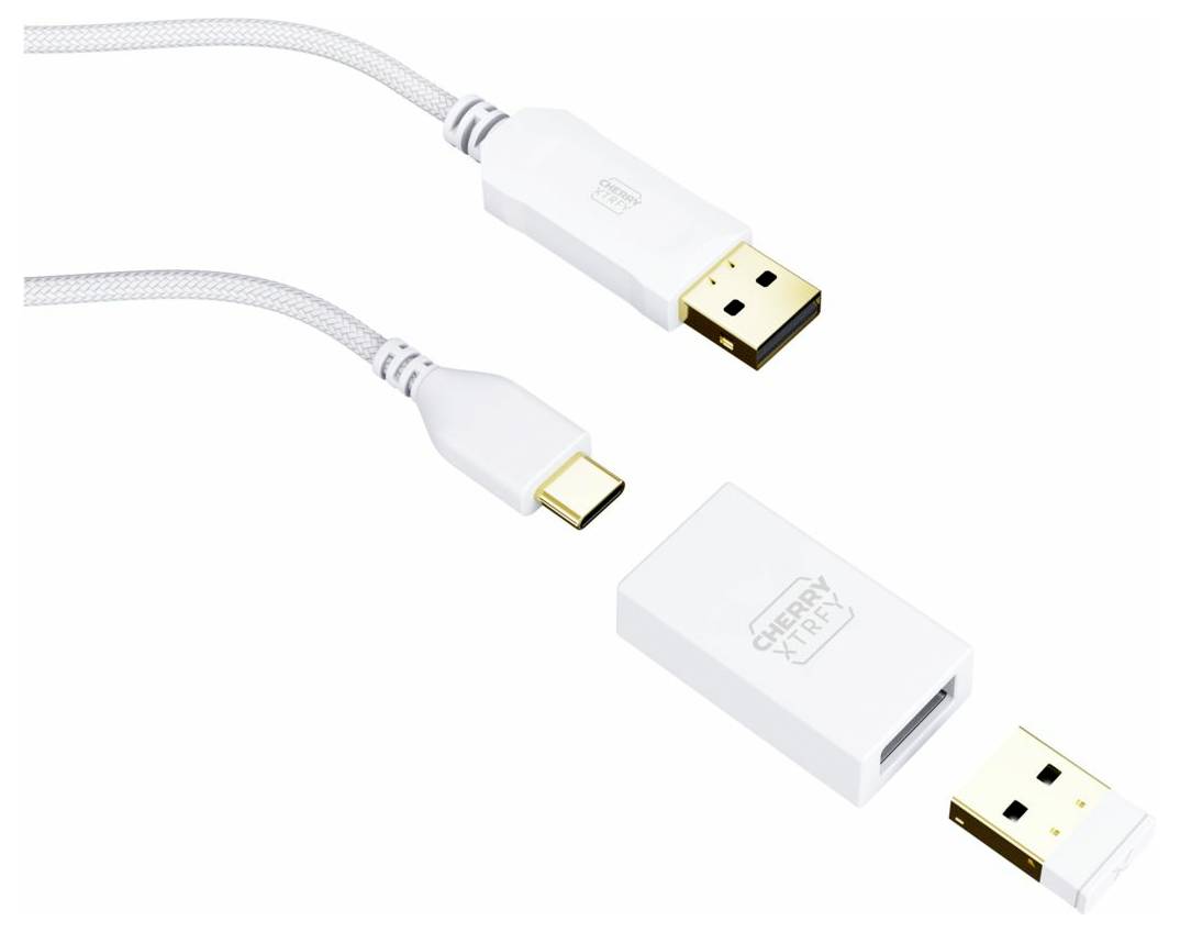 Cherry XTRFY M64 Wireless, White Muis Radiografisch Optisch 5 Toetsen-7