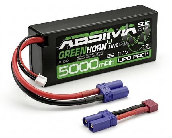 Absima LiPo accupack 11.1 V 5000 mAh Aantal cellen: 3  Hardcase EC5