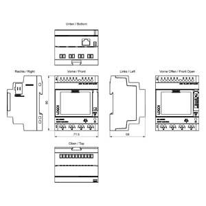 Siemens 6ED1052-1FB08-0BA3 PLC-aansturingsmodule 115 V/AC, 115 V/DC, 230 V/AC, 230 V/DC-1