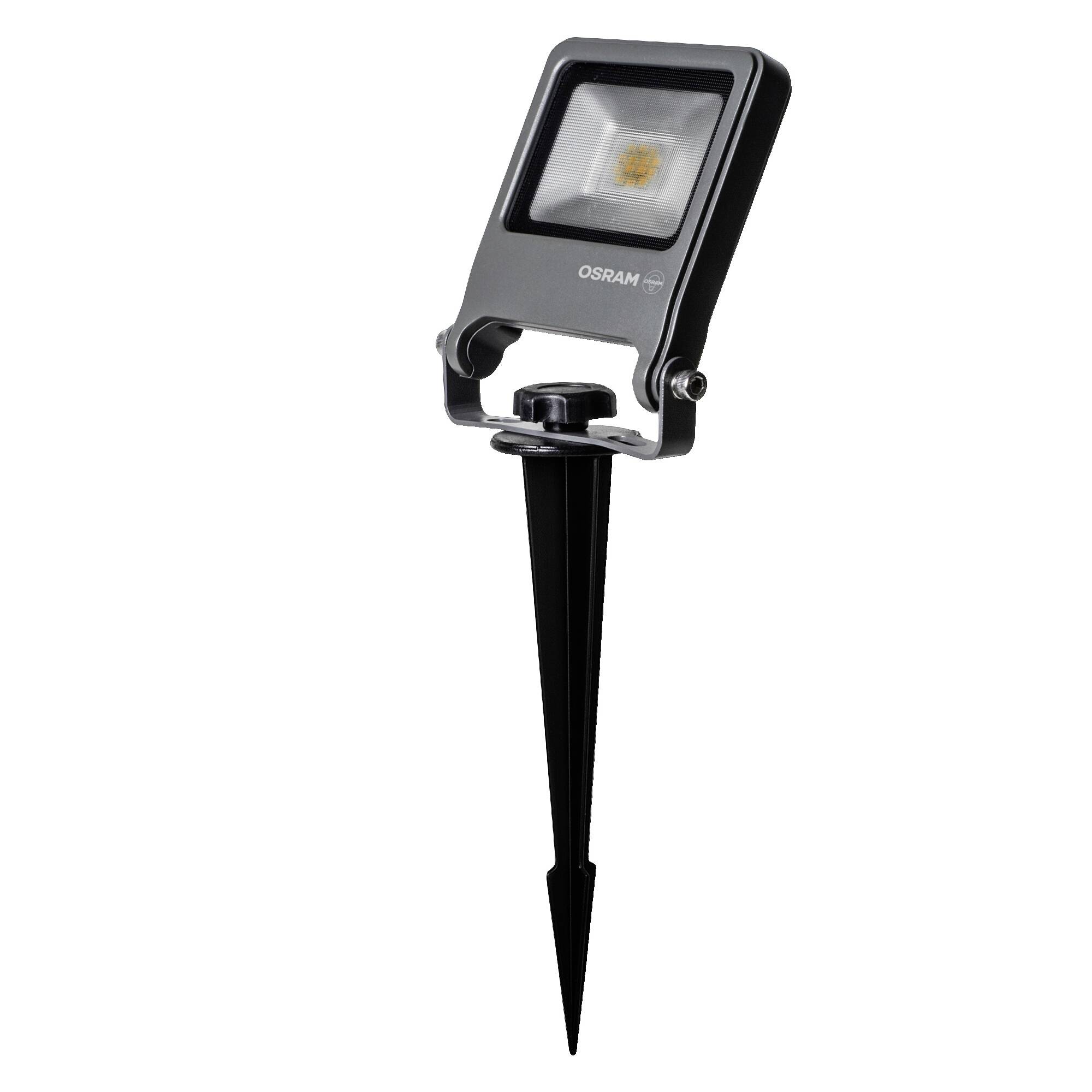 OSRAM 4099854585838 ENDURA® Garden Flood Spike 10W 3000K LED-tuinspot LED-module LED vast ingebouwd 10 W Donkergrijs-0