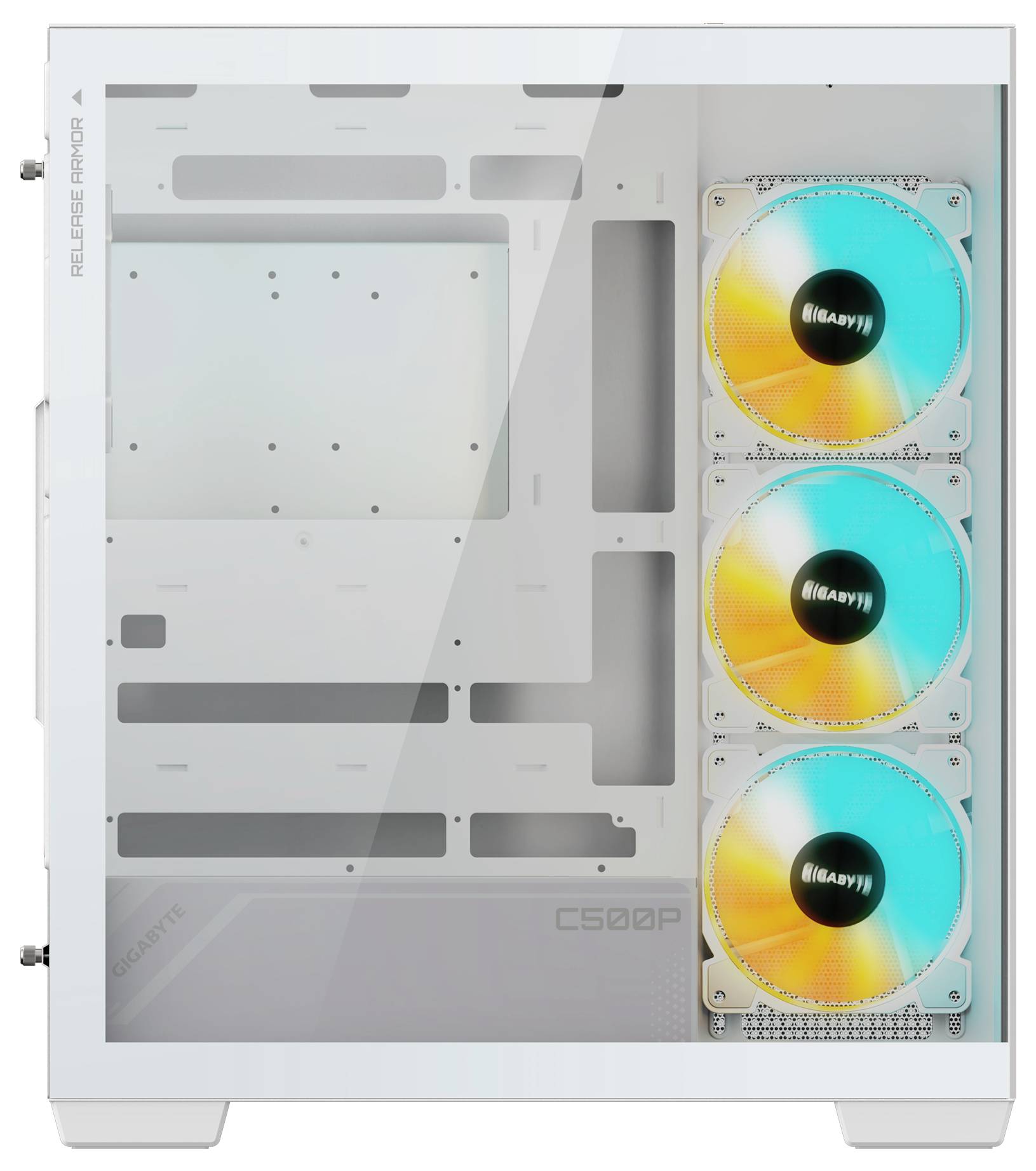 Gigabyte GB-C500PI ST Midi-tower PC-behuizing Wit-2