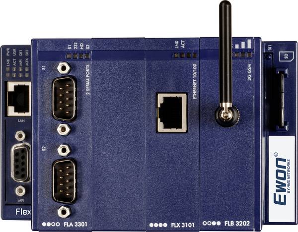 EWON FLEXY20300_00MA FLEXY20300_00MA Afstandsbeheer router RJ-45, D-SUB9, MPI, DI    24 V/DC 1 stuk(s)