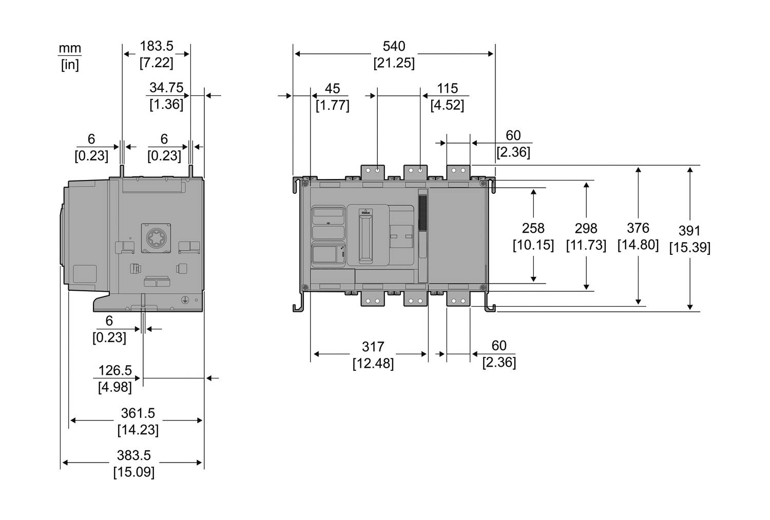 Schneider Electric TA1AD3L10H4TPE Vermogensschakelaar 1 stuk(s)-1