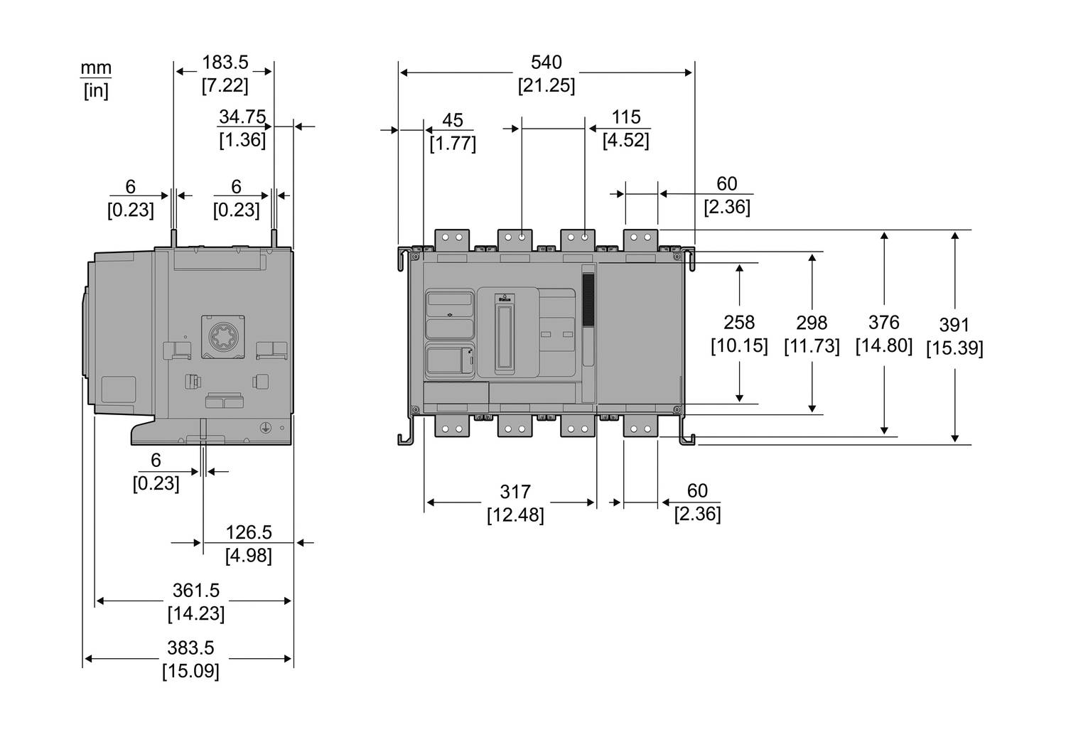 Schneider Electric TA1AD4L10H4TPE Vermogensschakelaar 1 stuk(s)-1