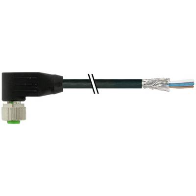 Detailweergave van een beschadigde kabel met blootgestelde gevlochten afscherming en gekleurde binnendraden, met een afgebroken connectoreinde.