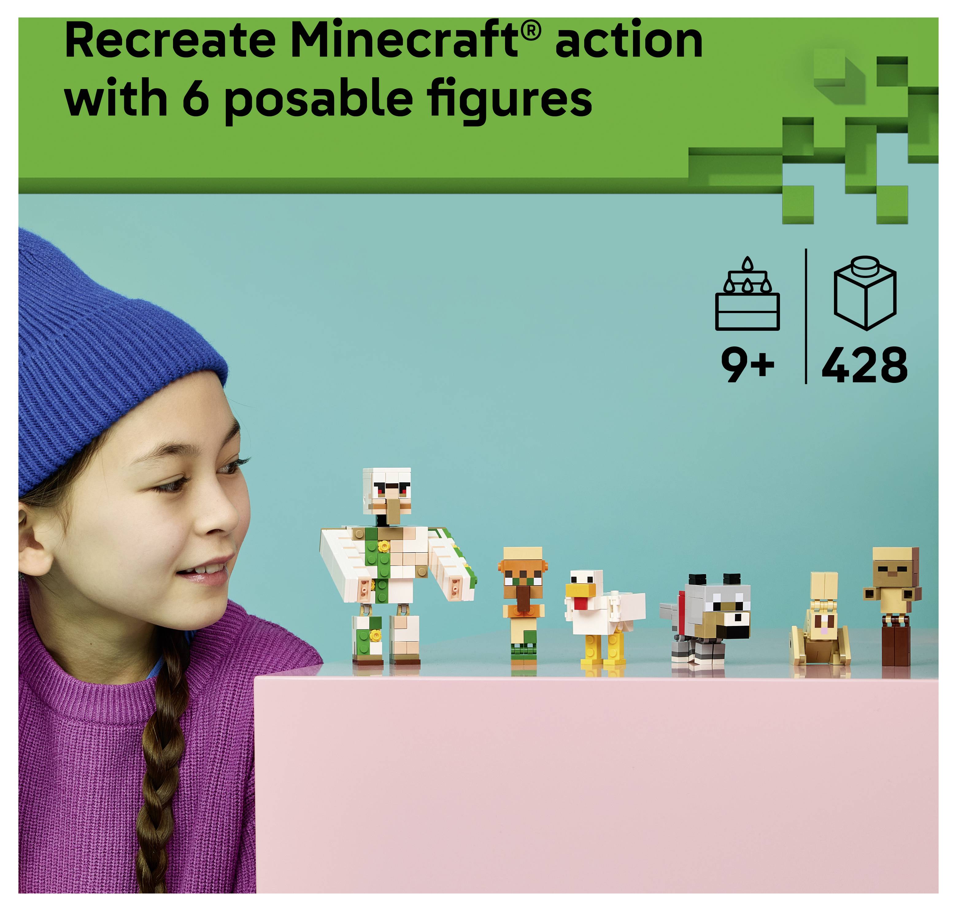 LEGO® MINECRAFT 21592 Aanval van de kip-reiger in de woestijn-3
