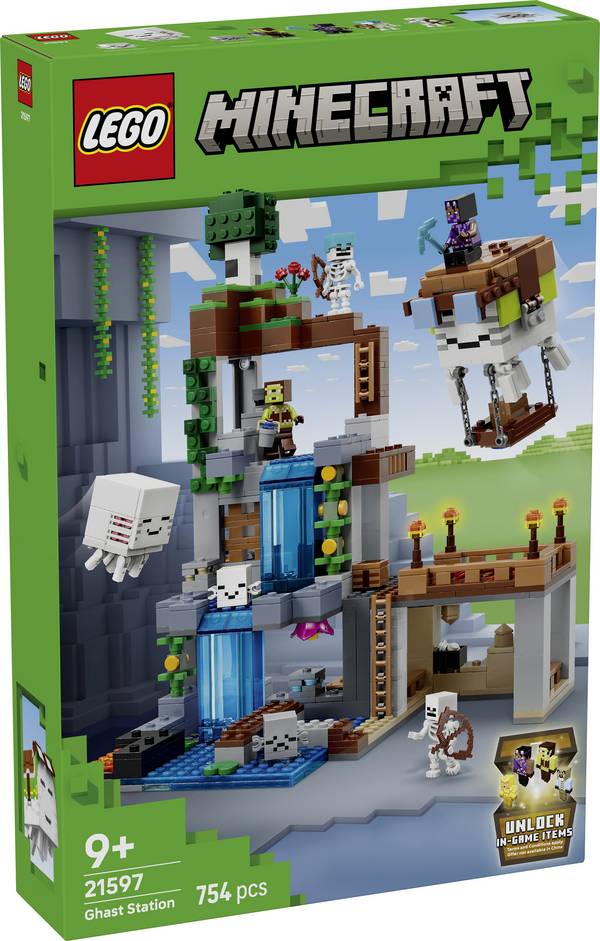 LEGO® MINECRAFT 21597 Ghast Station Buitet met Ghast en skelet