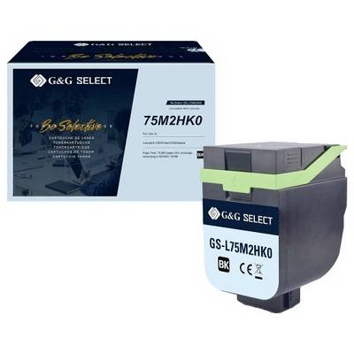 G&G Toner vervangt Lexmark 75M2HK0 Compatibel Zwart 15800 bladzijden GS-L75M2HK0-0