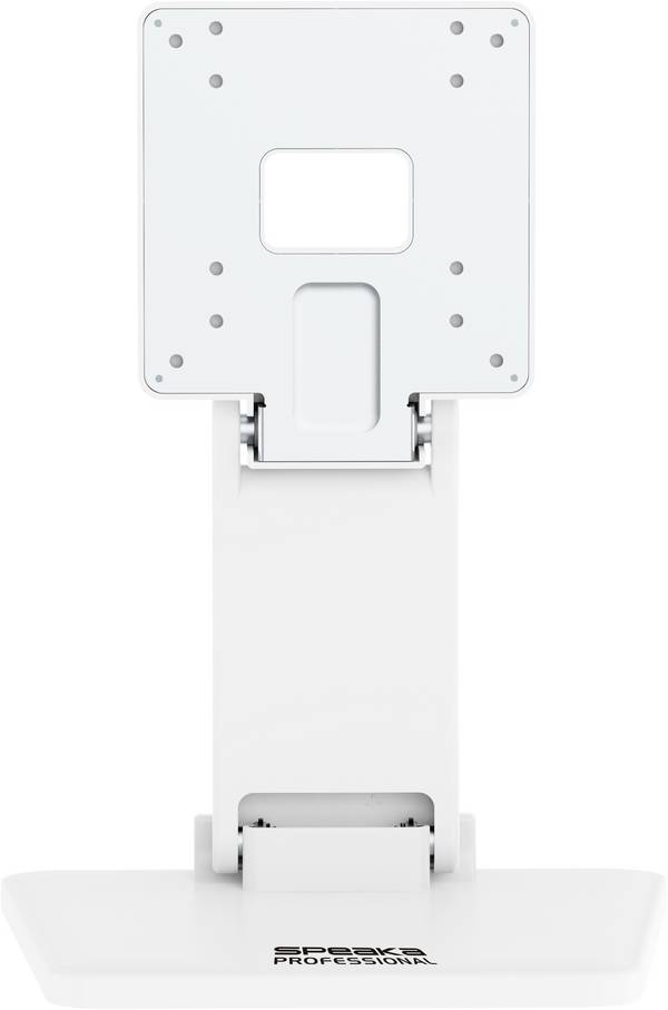 SpeaKa Professional SP-MT-500 Monitorvoet  Aantal monteerbare displays: 1 43,2 cm (17") - 68,6 cm (27") Wit Staand