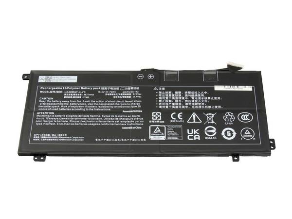 Clevo Akku L240BAT-4-73 L240BAT-4-73 Laptopaccu 15.40 V 4675 mAh Clevo