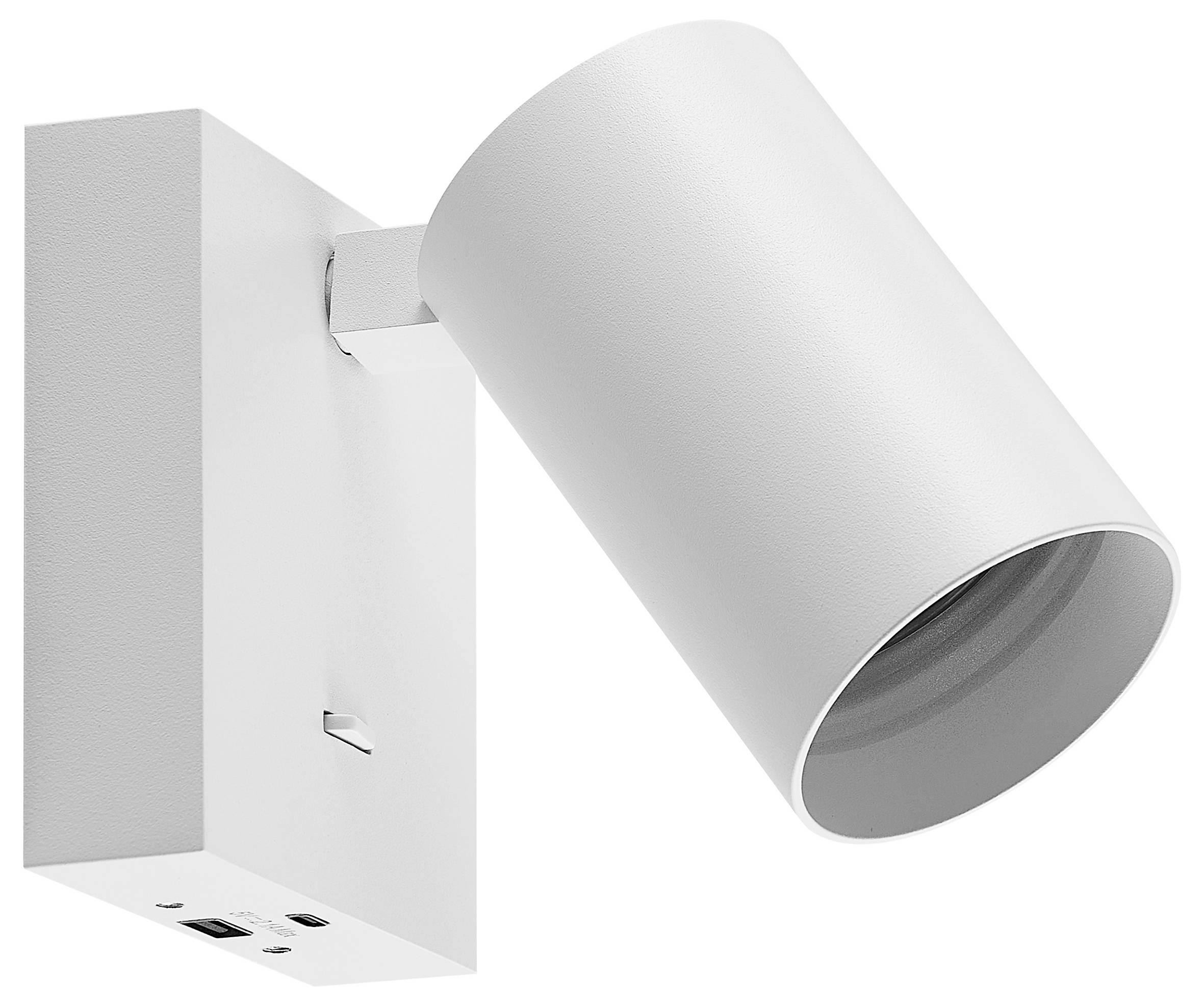 Deko Light Can Tilt Square USB Base 341347 Wandlamp GU10 7.5 W Wit (RAL 9003) – Foto 2 van 2