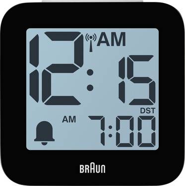 Braun 60076 Wekker Elektronisch Wit   Groot display