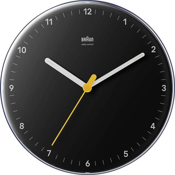 Braun 67684 Wandklok Zendergestuurd 230 mm  Zwart