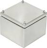 TRU COMPONENTS TC-SSH151512 Klemmenkast 150 x 150 x 120 RVS Lichtgrijs 1 stuk(s)