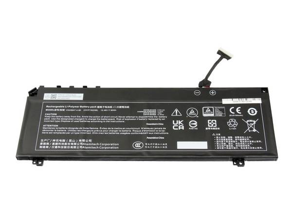 Clevo Akku V540BAT-4-80 V540BAT-4-80 Laptopaccu 15.48 V 5100 mAh Clevo