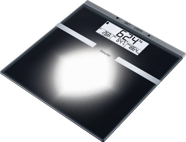 Beurer BG 21 76430 Analyse-personenweegschaal Digitaal Weegbereik (max.): 180 kg Zilver