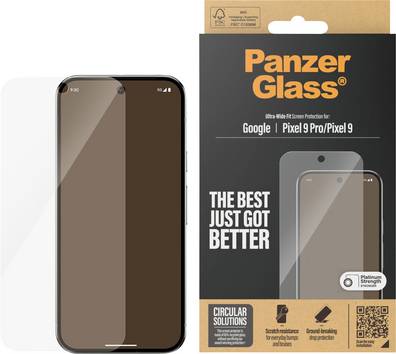 PanzerGlass  4787 Screenprotector (glas) Apple Pixels 9, Pixel 9 Pro 1 stuk(s)