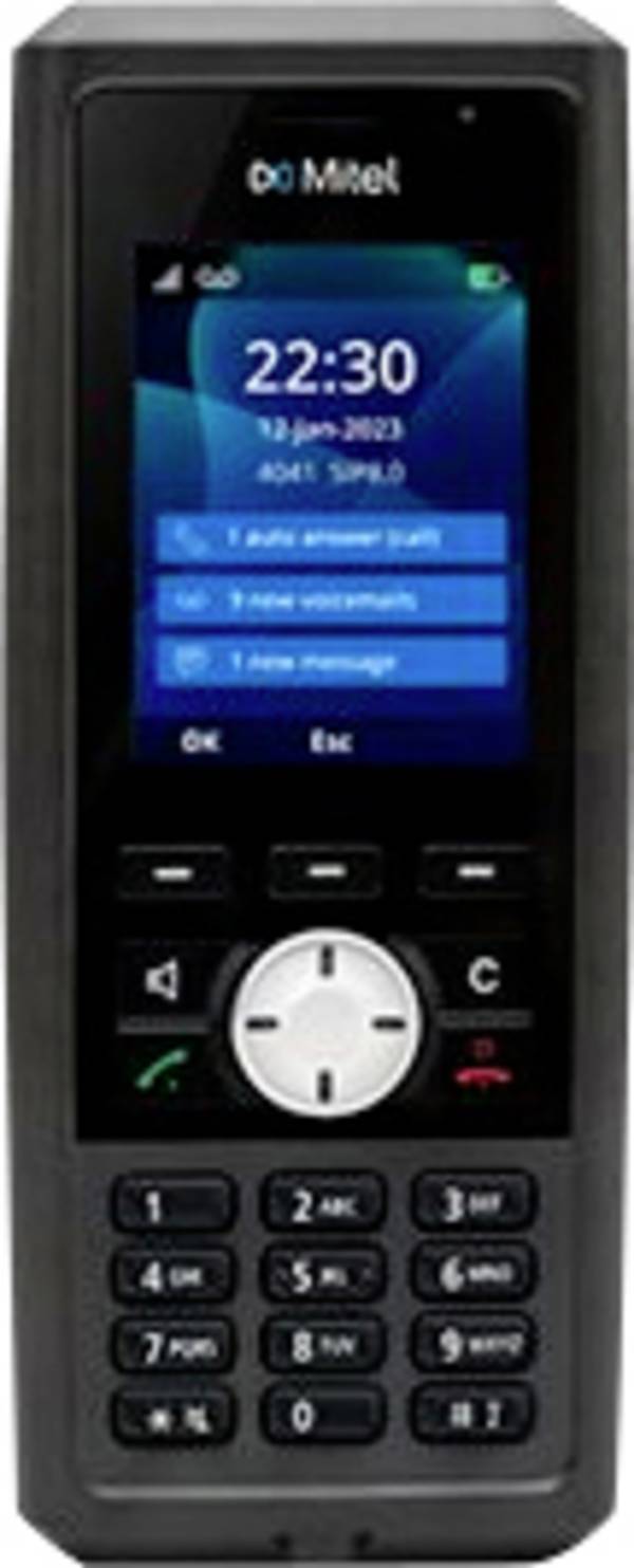 Mitel 732d DECT (Set) Draadloze uitbreidingshandheld Zwart