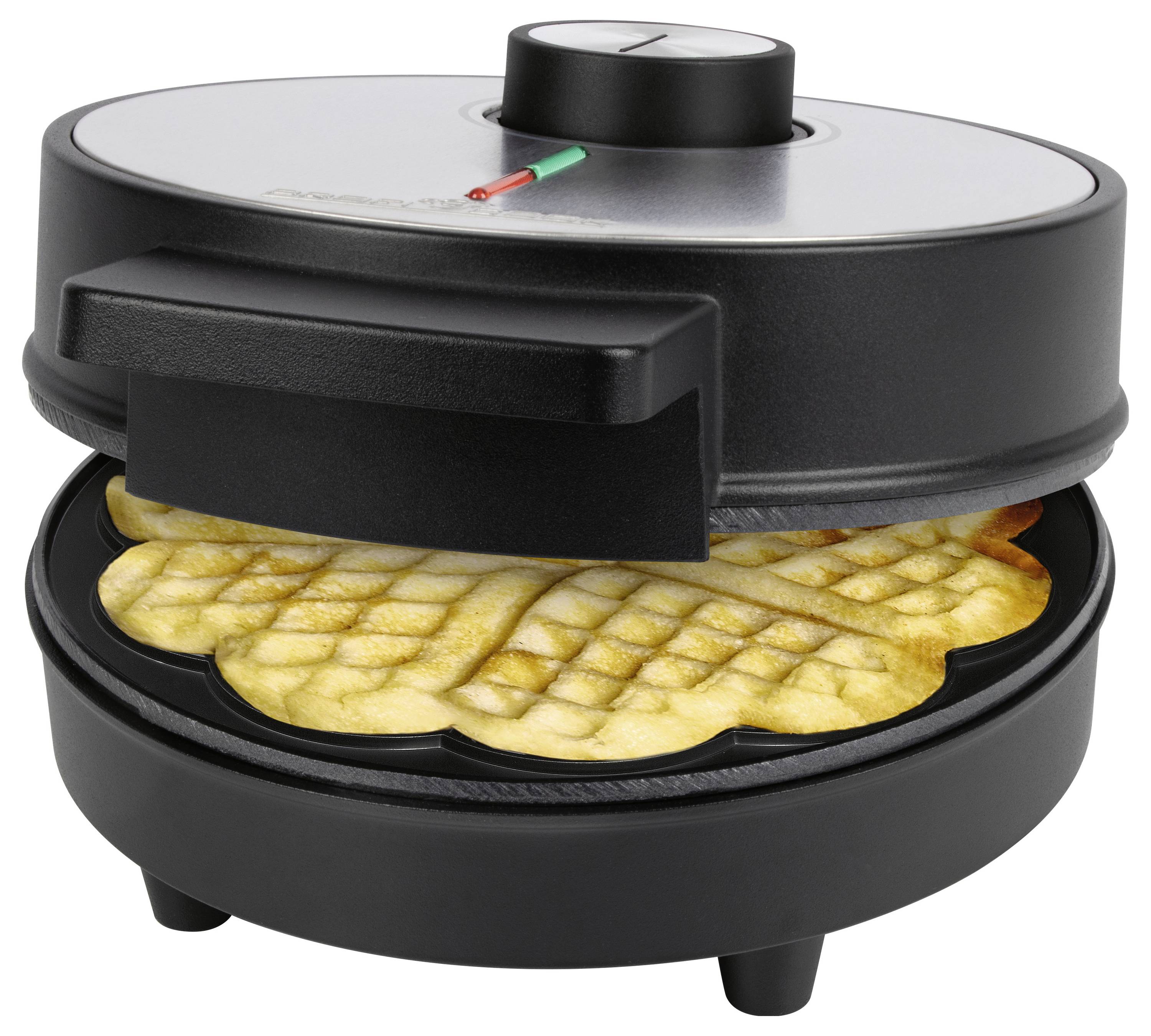 Profi Cook PC-WA 1314 inox Wafelijzer Zwart, Zilver-3