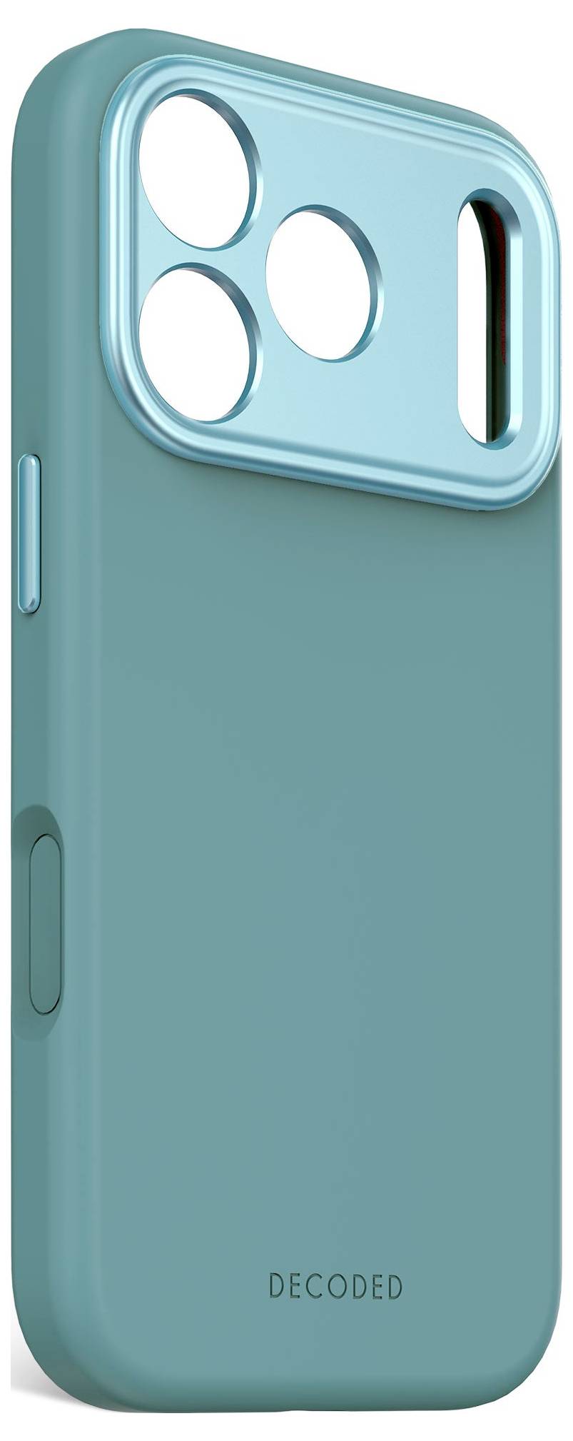 Decoded AntiMicrobial Silicone Backcover iPhone 17 Pro Blauw-1