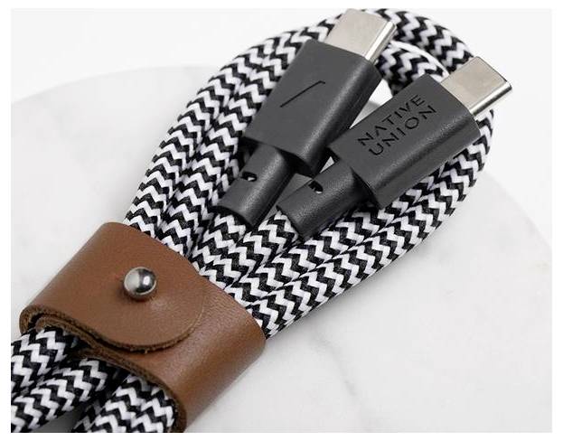 Native Union BELT-C-ZEB-2-NP USB-C-kabel 1.2 m-1