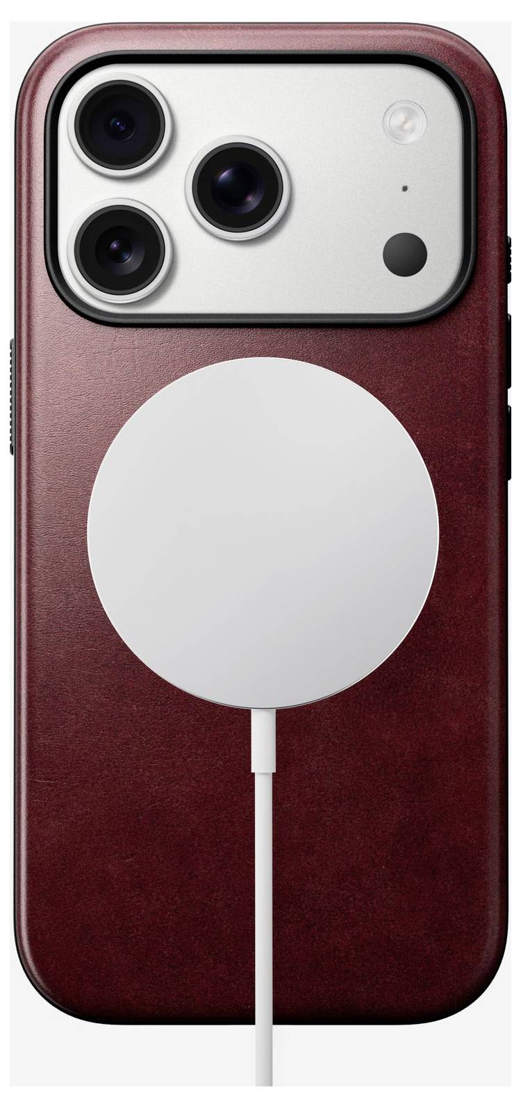 Nomad Modern Leather Case iPhone 17 Pro Bordeaux-1