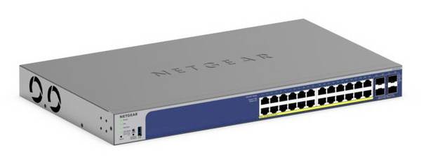 NETGEAR GS728TXP-300EUS GS728TXP Netwerk switch RJ45/SFP+ 24 poorten  PoE-functie