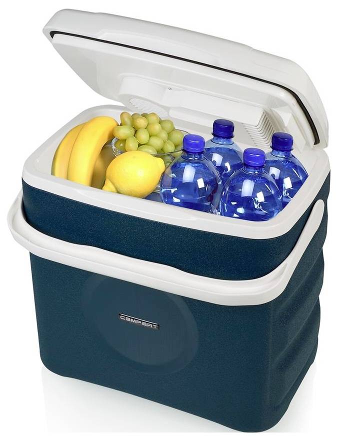Campart Travel CB-8630 Koelbox Energielabel: F (A - G) Thermo-elektrisch 12 V, 230 V Blauw 29 l-1
