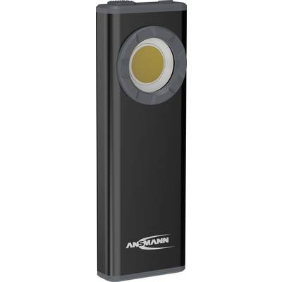 Zwarte ANSMANN draagbare batterijpack met een ronde gele indicator/knop aan de voorkant.