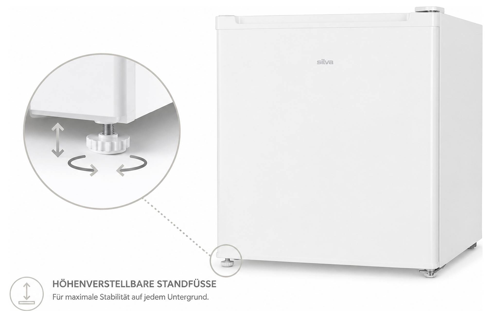 Silva Homeline GB 1565 Vrieskast Energielabel: E (A - G) 33 l Staand apparaat Wit-4