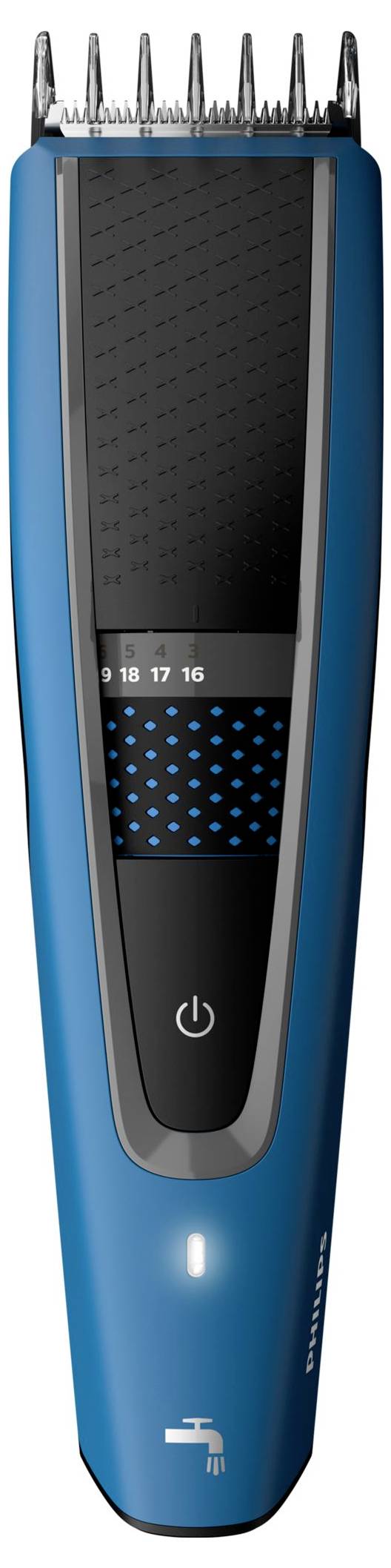 Philips Hairclipper series 5000 Tondeuse Afspoelbaar Zwart, Blauw-12