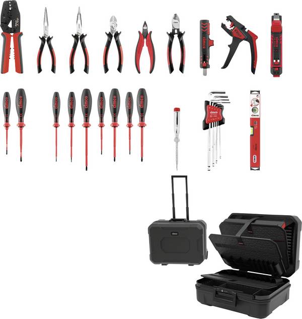 Cimco CimCase PRO B1T2 Gereedschapskoffer (gevuld)