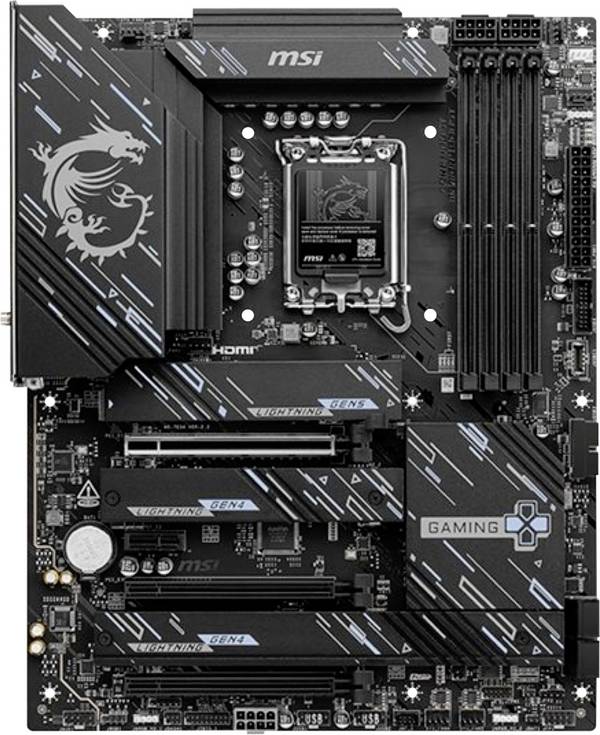 MSI Z890 GAMING PLUS Moederbord Socket Intel LGA 1851 Vormfactor ATX Moederbord chipset Intel® Z890