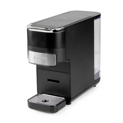 DOMO DO748K Capsulemachine Zwart Capaciteit koppen: 1 E.S.E. pad compatible, Met filterkoffie-functie, One Touch-0