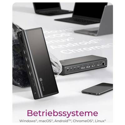 ICY BOX IB-DK7401-CU31 Laptopdockingstation USB-C Power Delivery-7