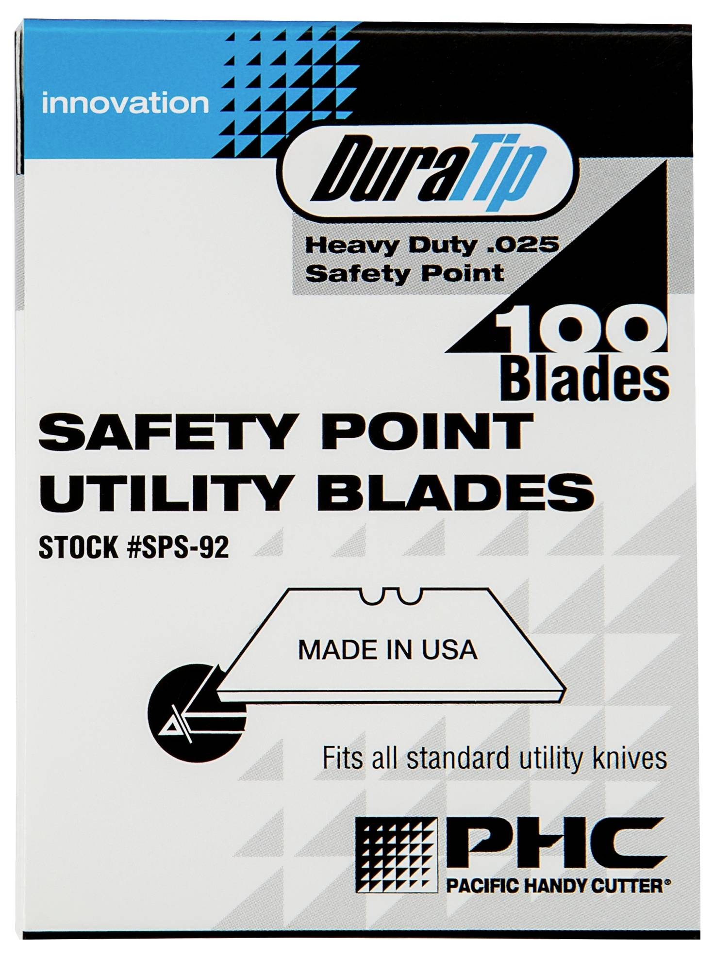PHC SPS-92 SPS-92 DuraTip® universele mes voor veiligheidspieken 100 stuk(s)-1